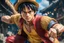 Placeholder: Luffy in 8k live action artstyle, dynamic pose, intricate details, highly detailed, high details, detailed portrait, masterpiece,ultra detailed, ultra quality