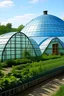 Placeholder: Nursery and multi-domed greenhouses