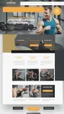 Placeholder: Design a user-friendly and visually appealing landing page for a gym website, prioritizing an intuitive user experience