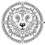 Placeholder: amazing animals, mandala, full view, realistic, coloring page, only draw lines, coloring book, clean line art, –no sketch, color, –ar 3:4, white background, minimalistic black lines, minimal black color, low level black colors, coloring page, avoid thick black colors, thin black line art, avoid colors, perfect shape, perfect clear lines,