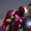 Placeholder: Iron man haciendo un pulso con el capitan america