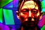 Placeholder: Thom Yorke rendered in stained glass