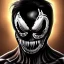 Placeholder: ultra detailed portrait of Venom (Topher Grace), extremely detailed digital painting, extremely detailed face,crystal clear eyes, in the style of robert e howard and pablo oliveira and Ken Kelley and Keith Parkinson ,mystical colors,perfectly centered image, perfect composition, rim light, beautiful lighting,8k, stunning scene, raytracing