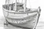 Placeholder: Drawing of a fishersboat, high detail, realistic, pencil drawing, paint details,