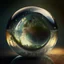 Placeholder: A glass sphere with a world inside