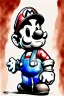 Placeholder: Waterbrush Mario illustration