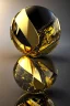 Placeholder: AI shattered glass marble black body gold mettalic expose art realisticv2 surrealism 4k resolution art