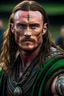 Placeholder: michael fassbender as long haired celtic warrior with tribal tattoos