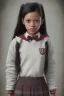 Placeholder: jenna ortega wednesday, Hogwarts uniform , pintura, ,details,texture,8k quality, fog,particles fire, florest, Minimalism, Romanticism, Expressionism, Impressionism