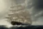 Placeholder: tall ship, storm, closeup, full sail, clear skies, mild seas