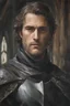 Placeholder: medium shot, dark knight medieval, details, 8k, oil painting