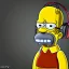 Placeholder: Homer Simpson toddler, steampunk headphone, sunglass, gangsta neckless, full body, yellow puffer jacket, tokio background, dramatic lighting, hyper realistic, unreal engine 5, 16k