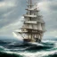 Placeholder: Tall ship, sail, rough sea,