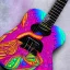 Placeholder: PEACE SIGN psychedelic hippie guitar