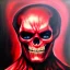 Placeholder: red skull