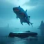 Placeholder: cyberpunk cyber robot shark deep water unreal 5, octane render, cinema4d, redshift render, hyper realistic, cenematic, vibrancy, synthwave, retouch, centered, dynamic lighting, dramatic lighting, 4k, highly detailed, attractive beautiful, realistic, virtual reality, epic composition, holographic,