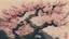 Placeholder: Japanese cherry blossom, comic style