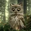 Placeholder: realistic, octane portrait, natural lighting,full body shining gold metal, elegant, bokeh, volumetric lighting, extreme detail, Photorealism, High detail, Hyper realistic Owl in forest, macro lens blur,cinematic, cinema4d, HDR, 8k, unreal engine 5