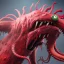 Placeholder: red, tentacles, a lot of eyes, teeth, monster, horror, blood, huge, scary, hyperrealism, gore, masterpiece, expert, volumetric lighting, deformed, sharp focus, 8K