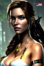 Placeholder: portrait busty and face, camilla luddington abandoned, big busty, lara croft clothes,