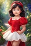 Placeholder: a painting of a little girl in a red dress, realistic cute girl painting, photorealistic disney, disney artist, adorable digital painting, beautiful character painting, portrait of snow white, disney art, disney character, disney render, cute cartoon character, portrait anime girl, young girl, cute young girl, disney art style, photorealistic anime girl render, cgsociety 9