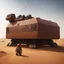 Placeholder: Jawa Sandcrawler being used as a robot factory