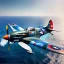 Placeholder: fullbody Drawing of 'Supermarine Spitfire (UK)- Aircraft of WWII',intricate detail,andrea bonelli,Kilian Eng,Ohrai,evan lee,Aleksandr Sidelnikov,KyuYong Eom,three quarters frontal aerial view,toned colors,16k