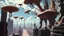 Placeholder: a stunningly weird image of a futuristic metropolis using Salvador Dali's paranoiac-critical method, where buildings and structures appear to melt into the skyline like melting ink. The cityscape is filled with floating medusas and mad, twisted shapes that interact with the buildings and each other, forming a surreal tableau of a dreamlike reality. Capture the essence of the scene in a cinematic manner, with dramatic shadows and vibrant colors that enhance the distorted perspectives and bizarre