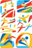 Placeholder: Physical Education and Sports. Various types of sports competitions. Abstract image of high quality.