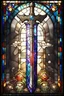 Placeholder: stained glass sword