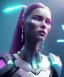 Placeholder: A portrait of a crystalised queen, atmospheric, realistic, cyberpunk, cinematic lighting, octane render.