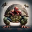 Placeholder: Fhoto full body, reality, Raw, spiderman in animal turtle, digital art, with text "addie", intricate details, powerful composition, captivating, , trending on artstation, sharp focus, studio photo, intricate details, highly detailed, by addie_digi