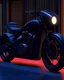 Placeholder: black X-treme GN64 motorcycle Designed by (((( isamu noguchi))))+simon stalenhag,style of laurie greasley, studio ghibli, akira toriyama, james illeard, 8k resoultion,hyper realstic , dieter rams , teenage engineering,detailed render. smooth cam de leon eric zener dramatic, mark ryden and pixar and hayao miyazaki, An extremely complex and advanced chassis, natural dirt and debris detail, scuffs