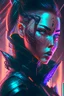 Placeholder: a cyberpunk woman warrior, Intense, Dark, Futuristic, Highly detailed, Digital painting, Artstation, Concept art, Dramatic Lighting, Sharp focus, Illustration, art by lois van baarle and rossdraws and artgerm and sakimichan, augmented reality, holographic interface