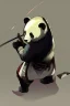 Placeholder: Panda in samurai armour