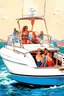 Placeholder: on the boat , american 1960's pop art