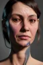 Placeholder: Ultra Realistic image, 38 years old Spanish woman, portrait, small complexion, natural small busty, traditional Japanese body tattoo, jakuza style, vibrant color, highly detailed, art stations, concept art, smooth, unreal engine 5, god rays, ray tracing, RTX, lumen lighting, ultra detail, volumetric lighting.