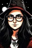 Placeholder: witch owl with female face
