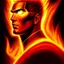 Placeholder: ultra detailed fullbody portrait of The Human Torch Marvel, enflamed, extremely detailed digital painting, intrincate, extremely detailed face,crystal clear Big eyes, in the style of clyde caldwell, mystical colors , perfectly centered image, perfect composition, rim light, beautiful lighting, 8k, stunning scene, raytracing