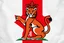 Placeholder: a canadian cougar in a royal lion position like on flags or crests, vector
