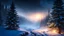 Placeholder: fir forrest scenery, heavy mist,valley,creek,forest,christmas ,tree,,nature,night,snow,fir tree,high-quality photograph,zeiss prime lens, bokeh , high detail, smooth render, unreal engine 5, dust effect, vivid colors,night