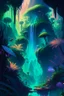 Placeholder: A fantastical landscape painting of a lush, alien jungle on a distant exoplanet, with bioluminescent plants, towering waterfalls, and an array of otherworldly creatures, executed in a rich color scheme and imbued with a sense of awe and wonder.