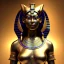 Placeholder: softly lit portrait of the beautiful egyptian goddess, bastet, bast, woman / cat hybrid, soft torchlight in an egyptian tomb, digital art by ruan jia and mandy jurgens and artgerm and william - adolphe bouguereau, highly detailed, trending on artstation, award winning,