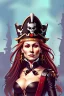 Placeholder: Portrait of a Pirate Queen, similar to Houshou Marine