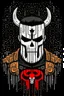 Placeholder: punisher sku;; gm in the style of Hiroshi Nagai