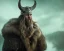 Placeholder: a sad and lonely viking looking up at the stars at night, hyper realistic, 8k, insane detail, atmospheric background, crying eyes, big fur coat, long braided hair, sharp focus, soft background, dynamic lighting, viking helmet, night time