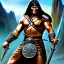 Placeholder: ultra detailed fullbody portrait of Conan, intense stare ,wearing metal armor, Holding Conan The Barbarian Atlantean Sword,extremely detailed digital painting, intrincate, extremely detailed face, in the style of Ohrai Noriyoshi and robert e howard and pablo oliveira and ARTGERM and Ken Kelley and Keith Parkinson,mystical colors,perfectly centered image, perfect composition, rim light, beautiful lighting,8k, stunning scene, raytracing