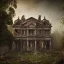 Placeholder: abandoned, two story building, crumbling, debris, weeds, overtaken by nature, 8k resolution, high-quality, elaborate, fine-detail, intricate, baroque, detailed matte, digital art, volumetric lighting, illustration, 3D octane render, brian froud, howard lyon, selina french, anna dittmann, annie stokes, lisa parker, greg rutowski