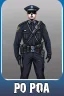 Placeholder: dead police corpse