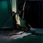 Placeholder: Minimal contemporary abstract oil paintings close up limbs sinew and concrete fragments illuminated at night style of Justin Mortimer And Francis bacon